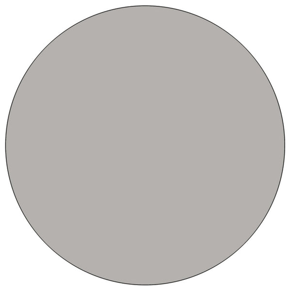 English Elm Wren Activity Table for Kids - Adjustable Height, Durable Laminate Top, Perfect for Classroom Use Gray 48" Round XU-A48-RND-GY-H-P-GG