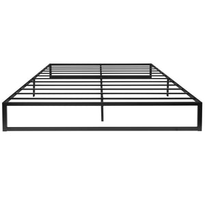 English Elm Lana 14 Inch Metal Platform Bed Frame - Modern Design with Sturdy Support and Quick Assembly Features Black King XU-BD10001-K-GG