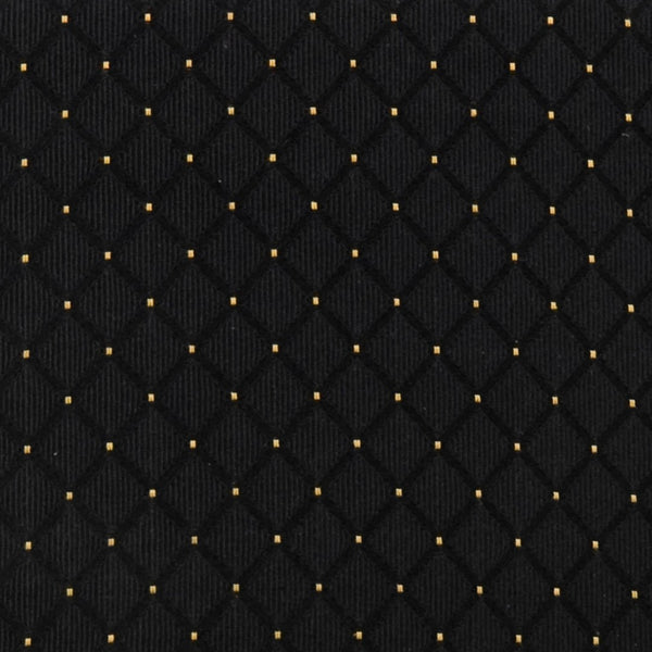 English Elm HERCULES Series 18.5''W Church Chair – Comfortable, Durable Seating with Book Rack & Steel Frame Black Dot Patterned Fabric/Gold Vein Frame XU-CH-60096-BK-BAS-GG