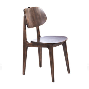 English Elm Verona Solid Beechwood Dining Chair with Curved Oval Backrest for Elegant Comfort in Any Space Antique Copper XU-CH10367-3-ANTCPR-GG