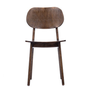 English Elm Verona Solid Beechwood Dining Chair with Curved Oval Backrest for Elegant Comfort in Any Space Antique Copper XU-CH10367-3-ANTCPR-GG