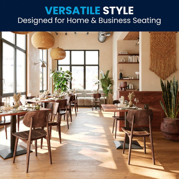 English Elm Verona Solid Beechwood Dining Chair with Curved Oval Backrest for Elegant Comfort in Any Space Antique Copper XU-CH10367-3-ANTCPR-GG