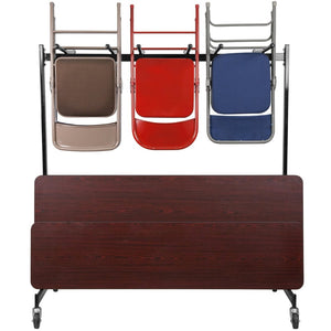 English Elm Falon Chair and Table Combo Dolly – Heavy-Duty, Efficient Storage Solution for Events & Banquets XU-CT-DOLLY-GG