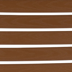 English Elm Lark 5-Piece Patio Table Set - Stylish Faux Teak with Stackable Chairs & Easy Umbrella Accessory XU-DG-304860364-GG