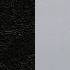 English Elm HERCULES Series Durable Metal Restaurant Chair with Slat Back Design for Modern Dining Spaces Black Vinyl Seat/Silver Frame XU-DG-60401-BLKV-GG