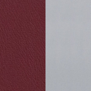 English Elm HERCULES Series Durable Metal Restaurant Chair with Slat Back Design for Modern Dining Spaces Burgundy Vinyl Seat/Silver Frame XU-DG-60401-BURV-GG