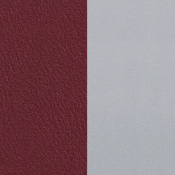 English Elm HERCULES Series Durable Metal Barstool with Slat Back Design - Ideal for Restaurants and Home Use Burgundy Vinyl Seat/Silver Frame XU-DG-60402-BAR-BURV-GG