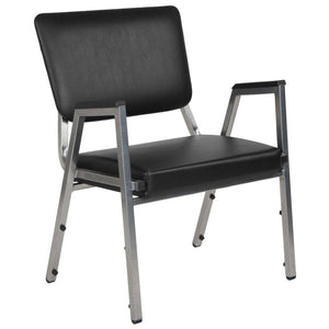 English Elm HERCULES Bariatric Reception Chair - 1000 lb Capacity, Antimicrobial Vinyl, Durable & Stackable Design XU-DG-60443-670-2-BV-GG