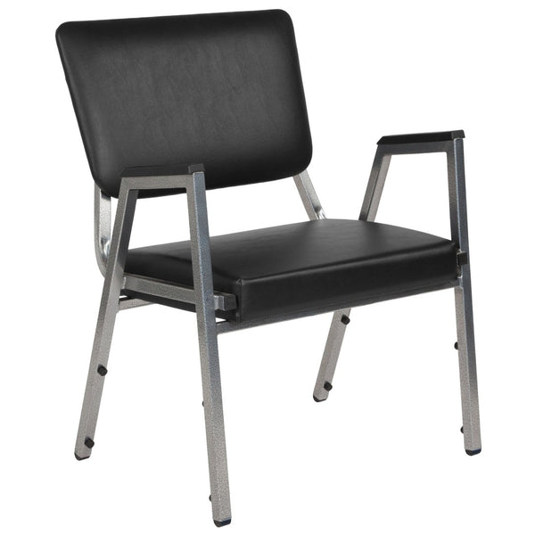 English Elm HERCULES Bariatric Reception Chair - 1000 lb Capacity, Antimicrobial Vinyl, Durable & Stackable Design XU-DG-60443-670-2-BV-GG