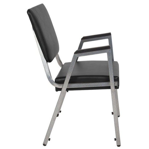 English Elm HERCULES Bariatric Reception Chair - 1000 lb Capacity, Antimicrobial Vinyl, Durable & Stackable Design XU-DG-60443-670-2-BV-GG