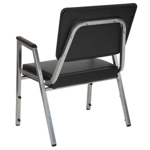 English Elm HERCULES Bariatric Reception Chair - 1000 lb Capacity, Antimicrobial Vinyl, Durable & Stackable Design XU-DG-60443-670-2-BV-GG