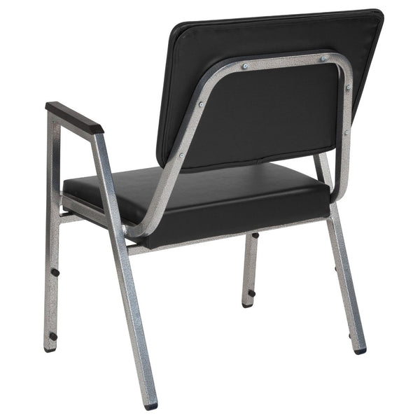 English Elm HERCULES Bariatric Reception Chair - 1000 lb Capacity, Antimicrobial Vinyl, Durable & Stackable Design XU-DG-60443-670-2-BV-GG