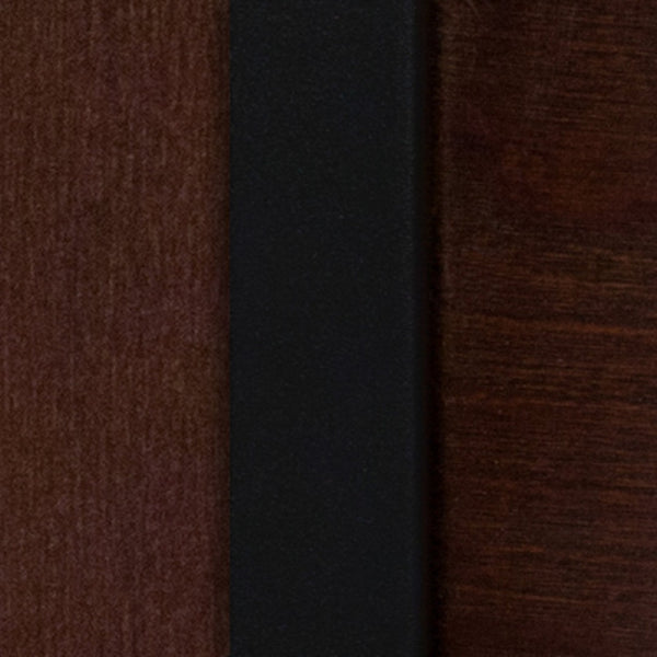 English Elm HERCULES Series Durable Slat Back Metal Restaurant Chair for Stylish Dining in Homes and Cafés Walnut Wood Back/Walnut Wood Seat/Black Metal Frame XU-DG-6G5B-WAL-MTL-GG