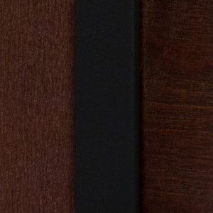 English Elm HERCULES Series Black 3-Circle Back Metal Restaurant Chair, Durable Comfort for Dining & Hospitality Walnut Wood Back/Walnut Wood Seat/Black Metal Frame XU-DG-6Y2B-WAL-MTL-GG