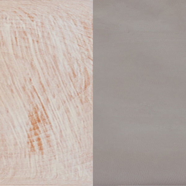 English Elm Chester Commercial-Grade Solid Wood Dining Chair with Curved Backrest for Classic Dining Elegance Brown Vinyl Seat/Antique White Wood Frame XU-DG-W0359-ANTWHT-GG