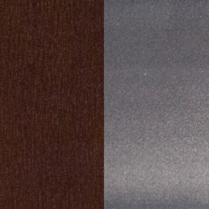 English Elm HERCULES Series Stylish Ladder Back Metal Chair with Cushioned Seat for Restaurants and Homes Walnut Wood Seat/Clear Coated Metal Frame XU-DG694BLAD-CLR-WALW-GG