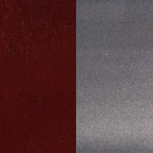 English Elm HERCULES Series Durable Silver Antique Metal Barstool with Cushioned Seat for Restaurants & Home Use Mahogany Wood Seat/Clear Coated Metal Frame XU-DG697BLAD-CLR-BAR-MAHW-GG