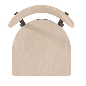 English Elm Wright Commercial Barstool - Heavy-Duty Steel Frame, Comfortable Vinyl Seat, Ideal for Bars & Cafes Natural Birch XU-DG6V6B-NAT-GG