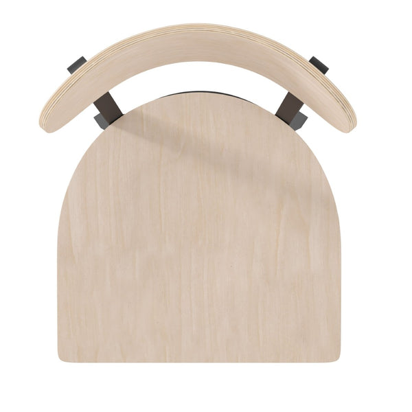 English Elm Wright Commercial Barstool - Heavy-Duty Steel Frame, Comfortable Vinyl Seat, Ideal for Bars & Cafes Natural Birch XU-DG6V6B-NAT-GG