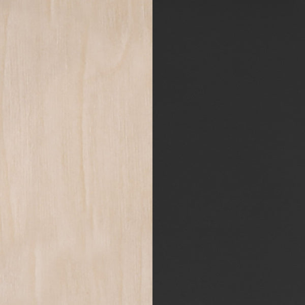 English Elm Wright Commercial Barstool - Heavy-Duty Steel Frame, Comfortable Vinyl Seat, Ideal for Bars & Cafes Natural Birch Wood Back/Black Vinyl Seat XU-DG6V6BV-NAT-GG