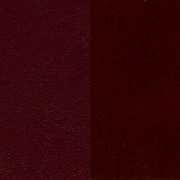 English Elm HERCULES Series Ladder Back Barstool - Elegant Cherry Wood Design with Comfortable Padded Seat Burgundy Vinyl Seat/Mahogany Wood Frame XU-DGW0005BARLAD-MAH-BURV-GG