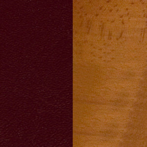 English Elm HERCULES Vertical Slat Back Barstool with Durable Design and Comfort for Restaurants and Homes Burgundy Vinyl Seat/Cherry Wood Frame XU-DGW0008BARVRT-CHY-BURV-GG