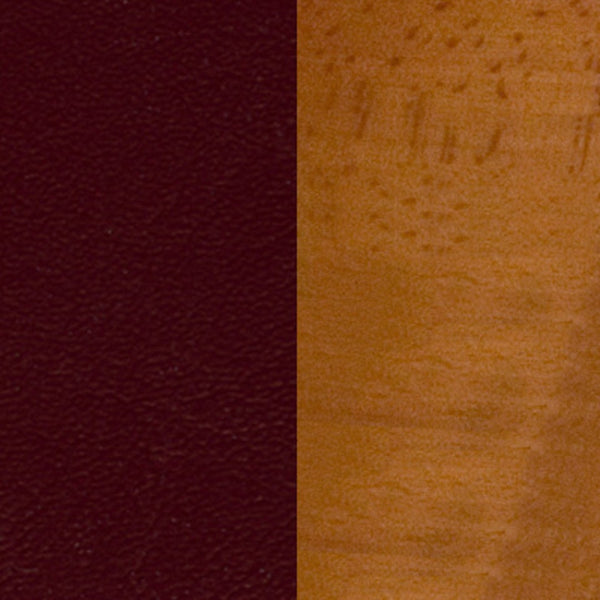 English Elm HERCULES Vertical Slat Back Barstool with Durable Design and Comfort for Restaurants and Homes Burgundy Vinyl Seat/Cherry Wood Frame XU-DGW0008BARVRT-CHY-BURV-GG