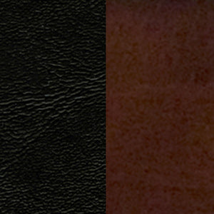 English Elm HERCULES Vertical Slat Back Restaurant Chair - Durable European Hardwood with Comfortable Seating Black Vinyl Seat/Mahogany Wood Frame XU-DGW0008VRT-MAH-BLKV-GG