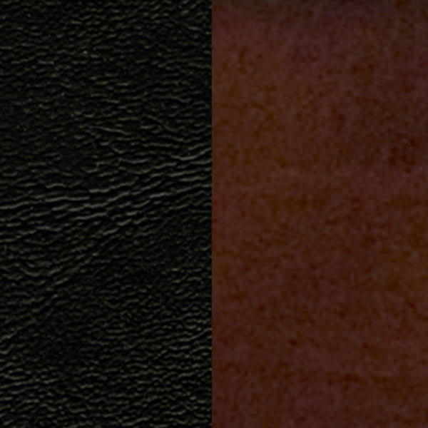 English Elm HERCULES Vertical Slat Back Restaurant Chair - Durable European Hardwood with Comfortable Seating Black Vinyl Seat/Mahogany Wood Frame XU-DGW0008VRT-MAH-BLKV-GG