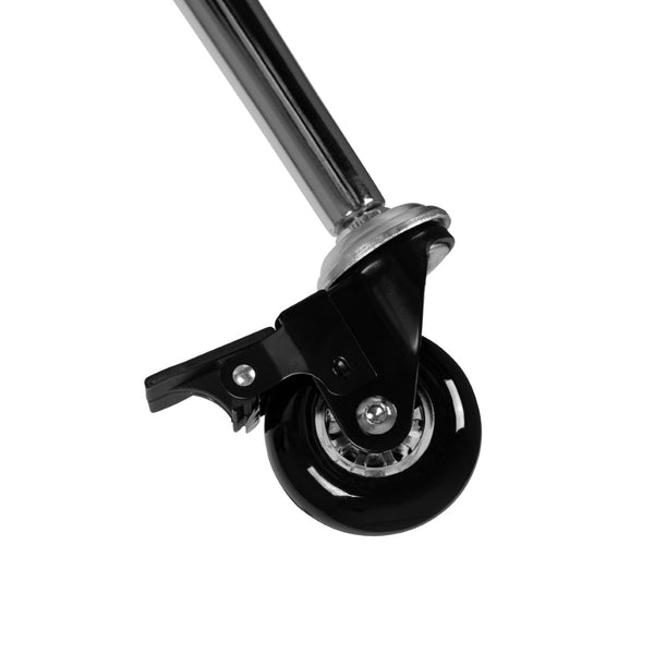 English Elm Emmy Mobile 8-Piece Wave Activity Table Set with Ergonomic Stack Chairs for Collaborative Learning Spaces Grey 47.5"W x 48"L XU-GRP-18CH-A48-HCIRC-GY-T-A-CAS-GG