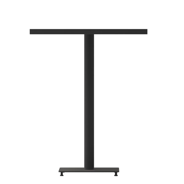 English Elm Lark Outdoor Bar Height Table - Stylish Faux Teak Design, Durable, Weather-Resistant, Easy Assembly Gray Wash 32" Square XU-HW1045-3232-GY-GG