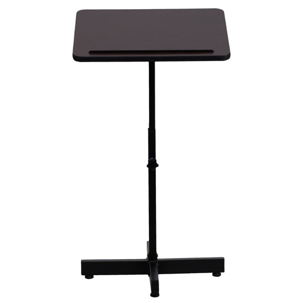 English Elm Mysta Adjustable Height Lectern with Mahogany Finish - Durable, Stylish, and Portable for Presentations XU-LECTERN-ADJ-GG