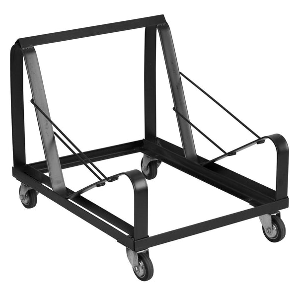 English Elm HERCULES Heavy-Duty Black Steel Dolly for Sled-Base Stack Chairs – Fast, Safe Transport & Setup! XU-MC168-DOLLY-GG