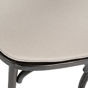 English Elm HERCULES Stackable Cross Back Dining Chair with Cushion - Timeless Design for Comfort & Durability Early American XU-X-EA-NTC-GG