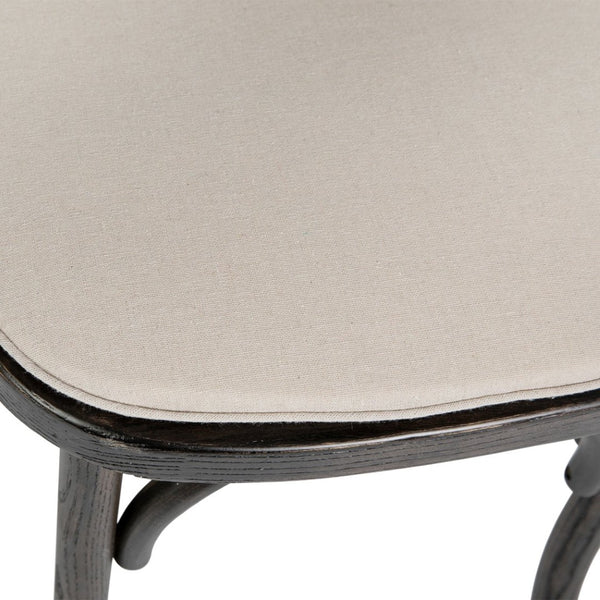 English Elm HERCULES Stackable Cross Back Dining Chair with Cushion - Timeless Design for Comfort & Durability Early American XU-X-EA-NTC-GG