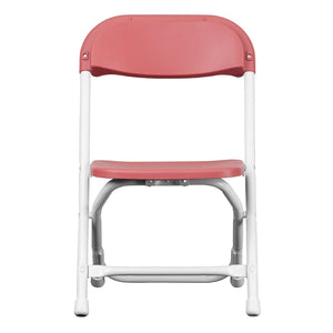 English Elm Timmy 2 Pack Kids Folding Chairs for Preschoolers – Lightweight, Durable, Easy to Store & Transport Burgundy 2-Y-KID-BY-GG