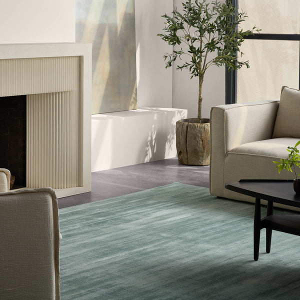 Jaipur Living Yasmin Yasmin Yas03 Handwoven Handmade 100% Viscose Solids Solid Indoor Rug Aqua 100% Viscose Rug127754