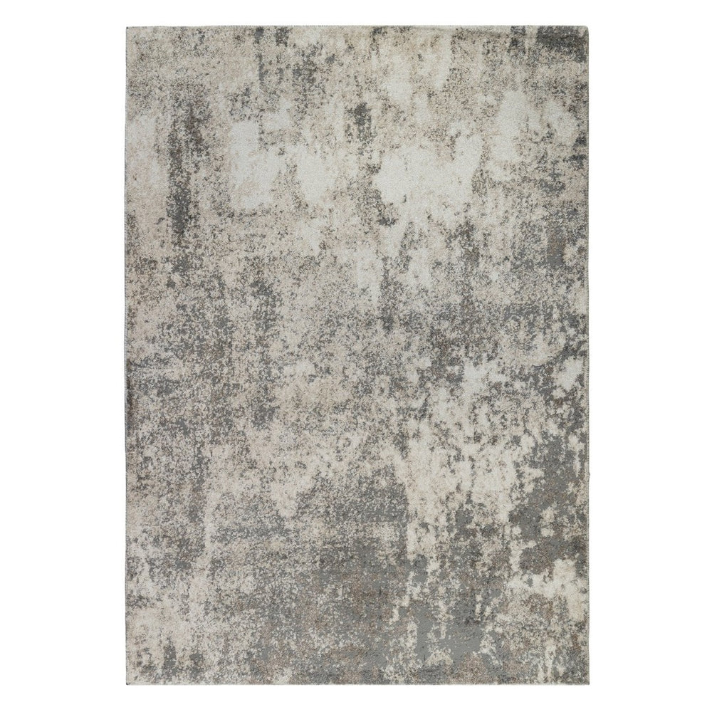 Amer Rugs Yasmin Contemporary Power-loom Area Rug With Abstract Design - Perfect For Any Living Space Decor Gray,Beige Polyester Yas1311511