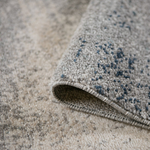 Amer Rugs Yasmin Contemporary Power-loom Area Rug With Abstract Design - Perfect For Any Living Space Decor Dark Blue,Gray Polyester Yas20913