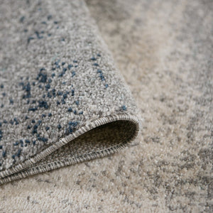 Amer Rugs Yasmin Contemporary Power-loom Area Rug With Abstract Design - Perfect For Any Living Space Decor Dark Blue,Gray Polyester Yas20913