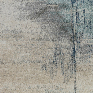 Amer Rugs Yasmin Contemporary Power-loom Area Rug With Abstract Design - Perfect For Any Living Space Decor Dark Blue,Gray Polyester Yas20913