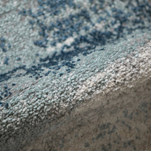 Amer Rugs Yasmin Contemporary Power-loom Area Rug With Abstract Design - Perfect For Any Living Space Decor Dark Blue,Gray Polyester Yas20913