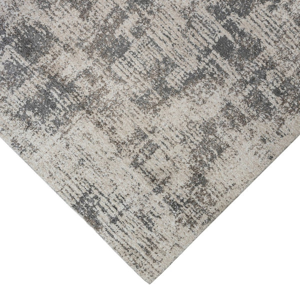 Amer Rugs Yasmin Contemporary Power-loom Area Rug With Abstract Design - Perfect For Any Living Space Decor Beige,Gray Polyester Yas35373