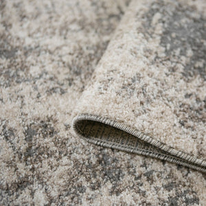 Amer Rugs Yasmin Contemporary Power-loom Area Rug With Abstract Design - Perfect For Any Living Space Decor Beige,Gray Polyester Yas35373