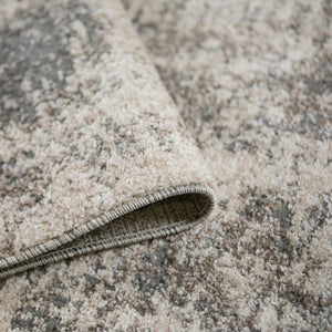 Amer Rugs Yasmin Contemporary Power-loom Area Rug With Abstract Design - Perfect For Any Living Space Decor Beige,Gray Polyester Yas35373