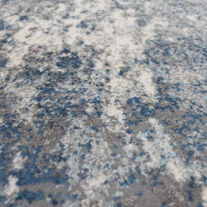 Amer Rugs Yasmin Contemporary Power-loom Area Rug With Abstract Design - Perfect For Any Living Space Decor Light Blue Polyester Yas4311511