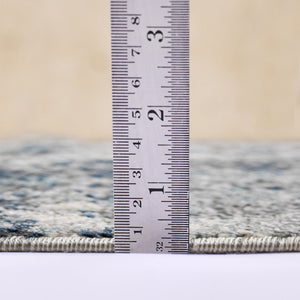 Amer Rugs Yasmin Contemporary Power-loom Area Rug With Abstract Design - Perfect For Any Living Space Decor Light Blue Polyester Yas4311511