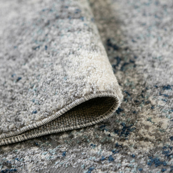 Amer Rugs Yasmin Contemporary Power-loom Area Rug With Abstract Design - Perfect For Any Living Space Decor Light Blue Polyester Yas4311511