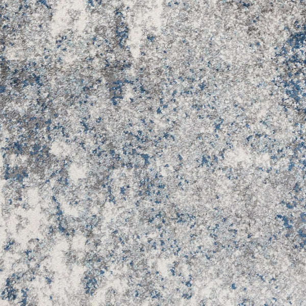 Amer Rugs Yasmin Contemporary Power-loom Area Rug With Abstract Design - Perfect For Any Living Space Decor Light Blue Polyester Yas4311511