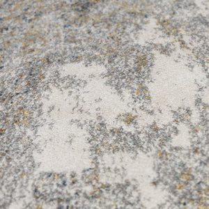 Amer Rugs Yasmin Contemporary Power-loom Area Rug With Abstract Design - Perfect For Any Living Space Decor Yellow,Blue Polyester Yas5311511